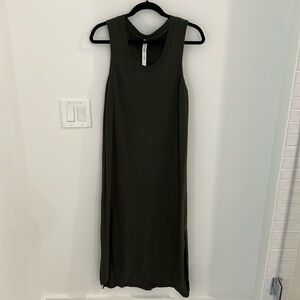 Lululemon maxi dress olive green 6